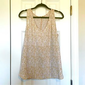 LOFT Print Mixed Media Tank